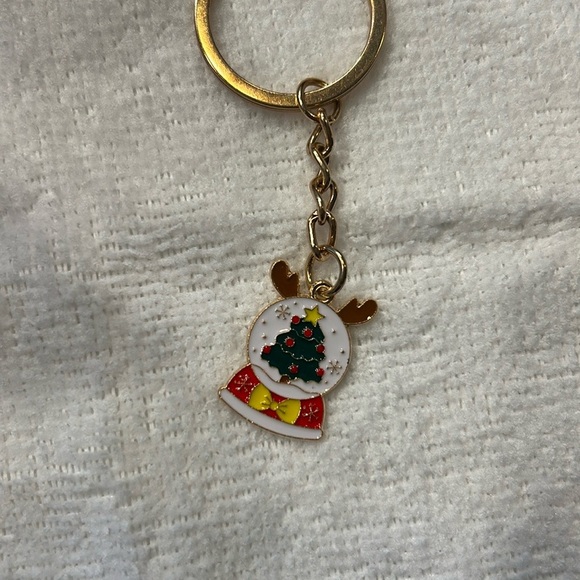 NWOT Festive Snowman and Bell Keychain Set - Picture 4 of 9